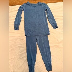 Blue toddler bamboo set